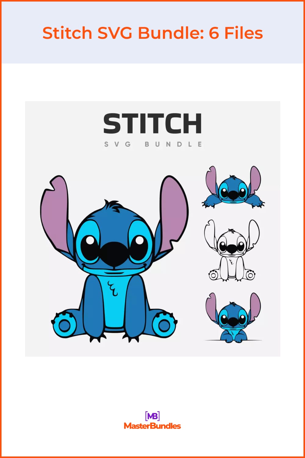 Stitch is sitting and listening.