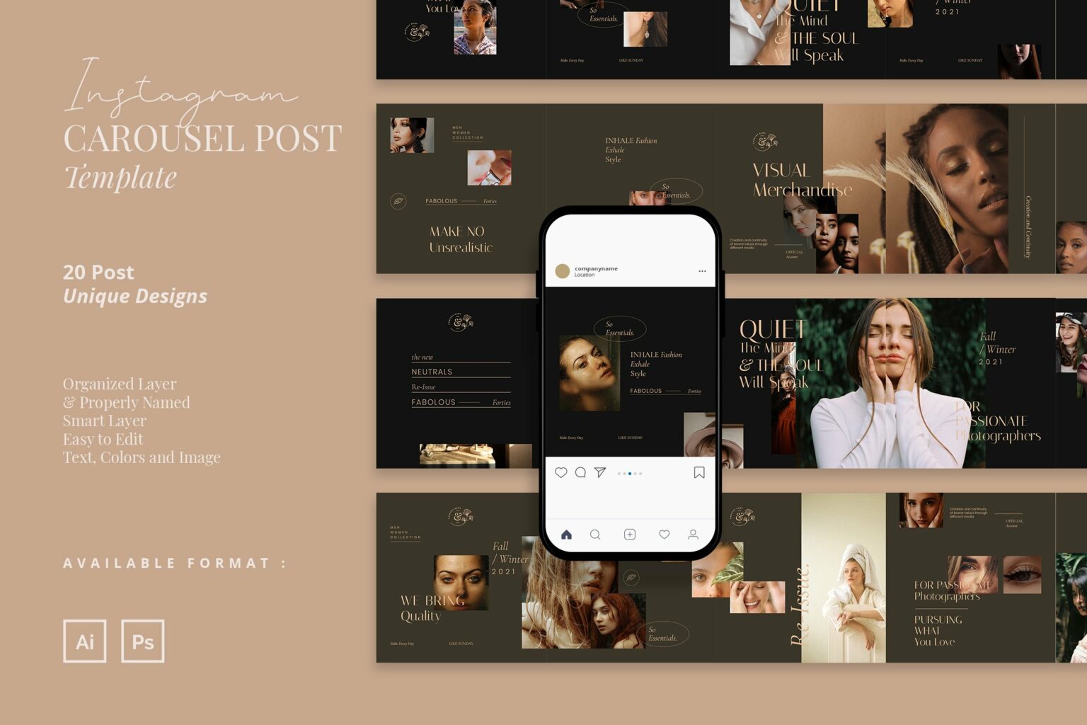Instagram Carousel Bundle – MasterBundles