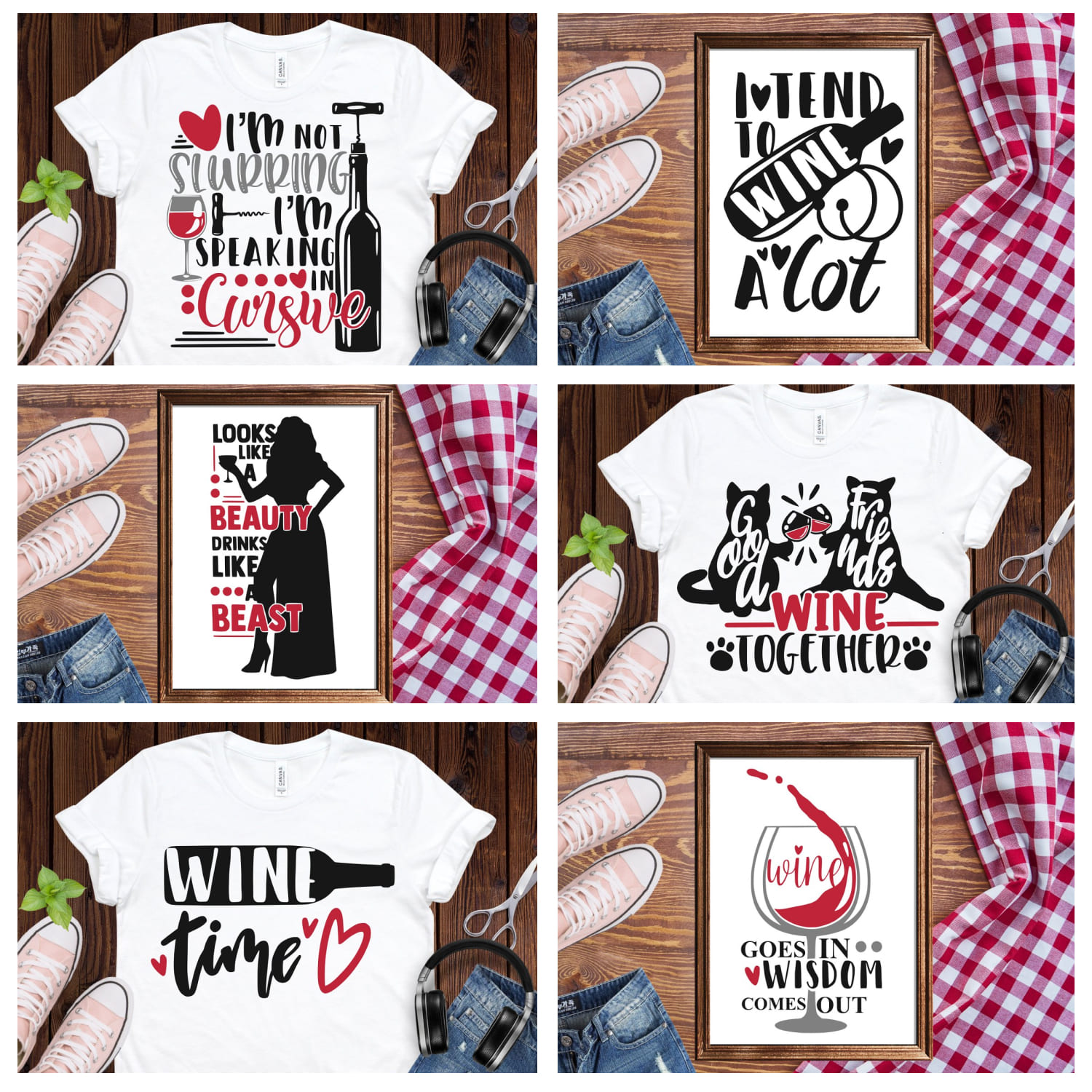 Wine SVG Bundle, funny quotes svg cover.