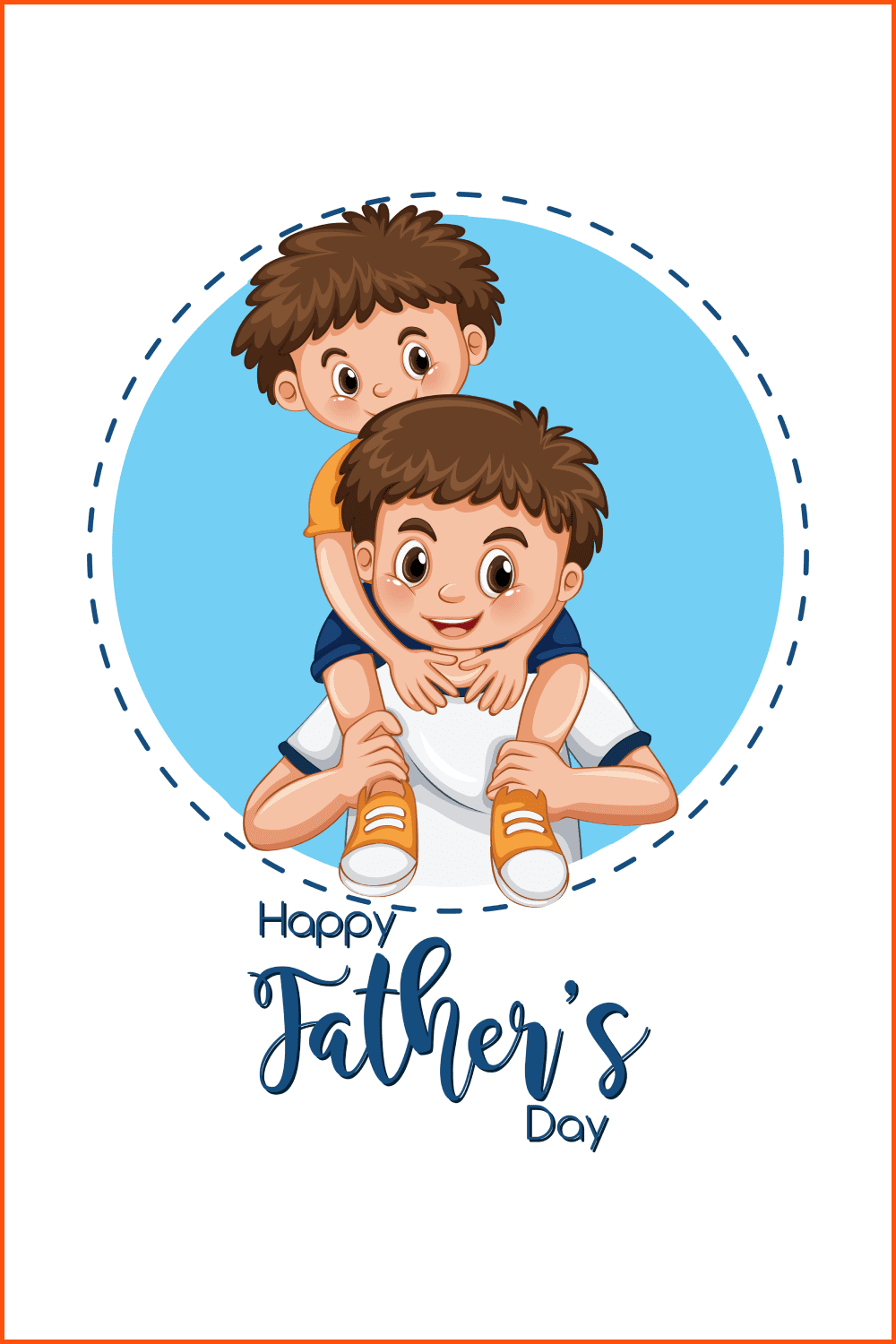A Father’s Day clipart.