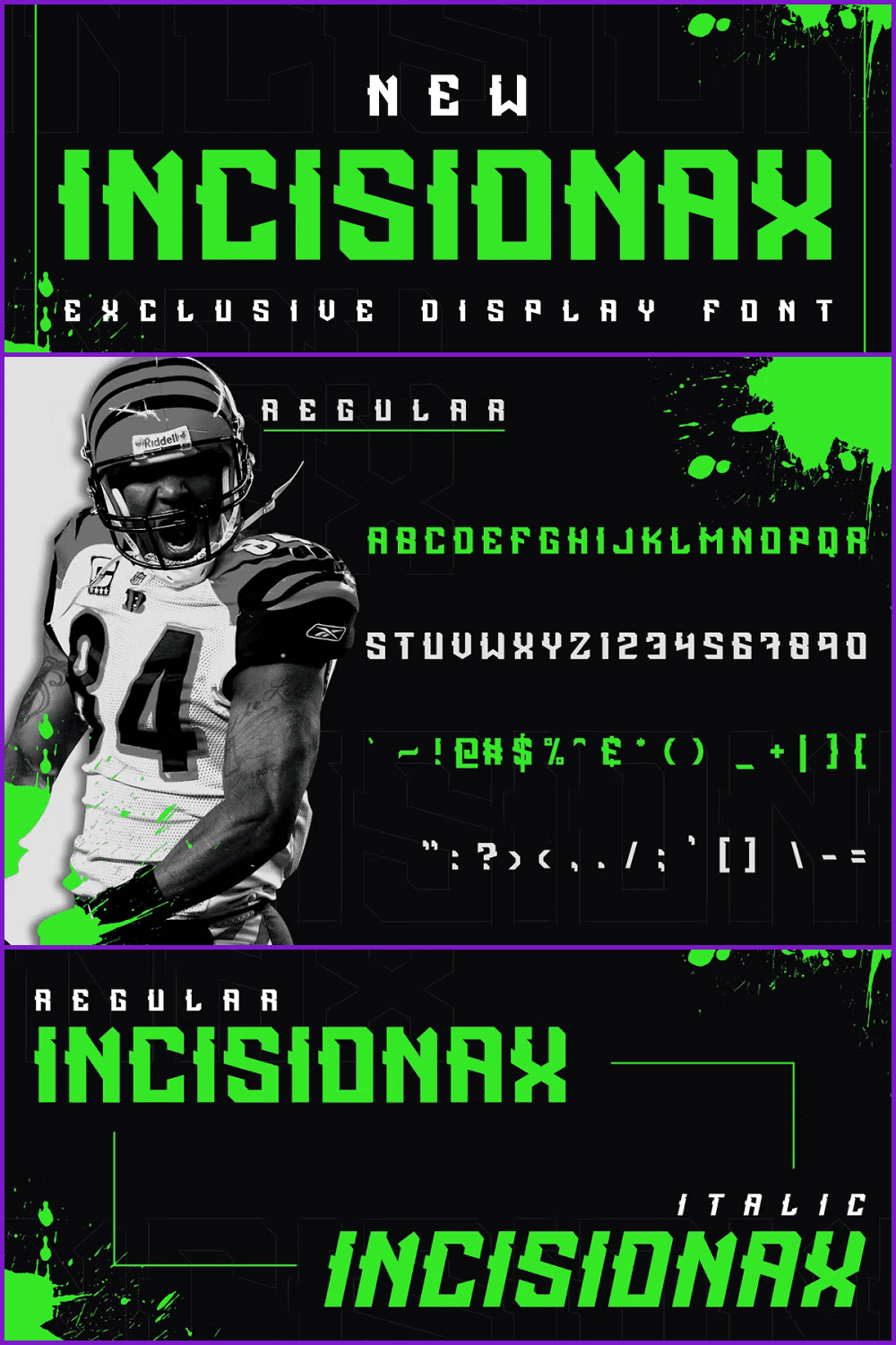 Incisionax Exclusive Display Font.