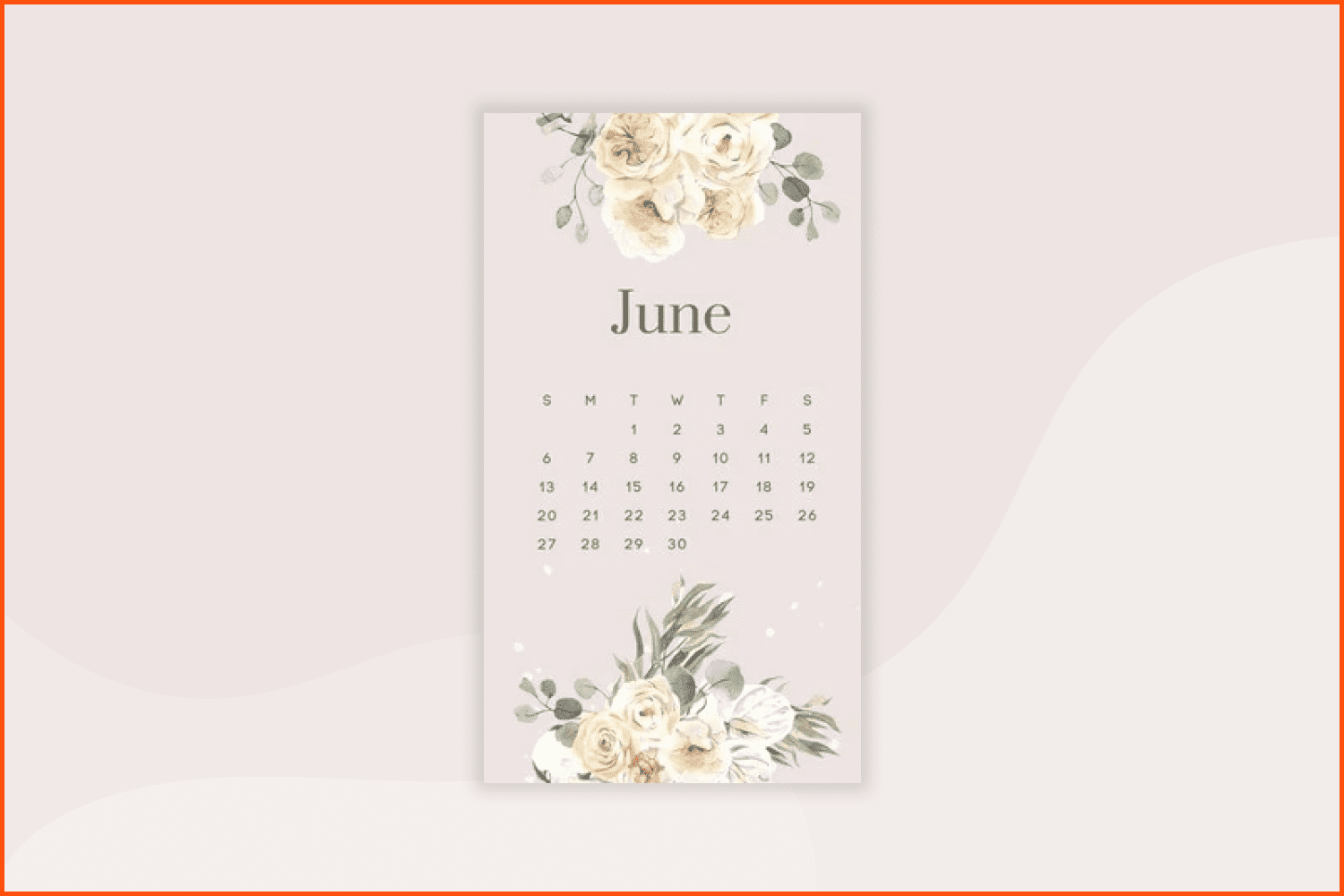 Light Gray Floral June.