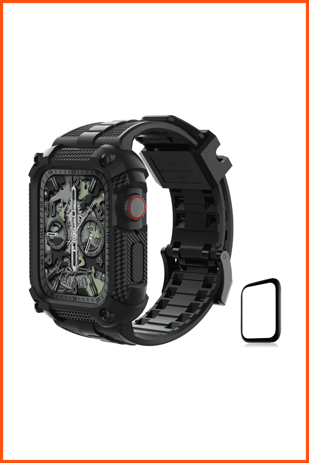 Apple Watches With Shockproof Rugged Case.