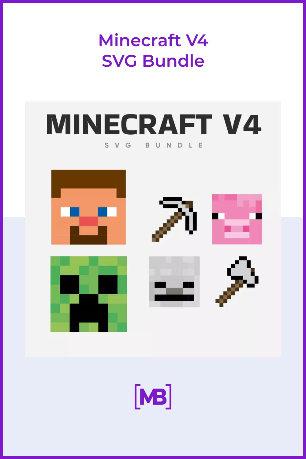 Minecraft icons.