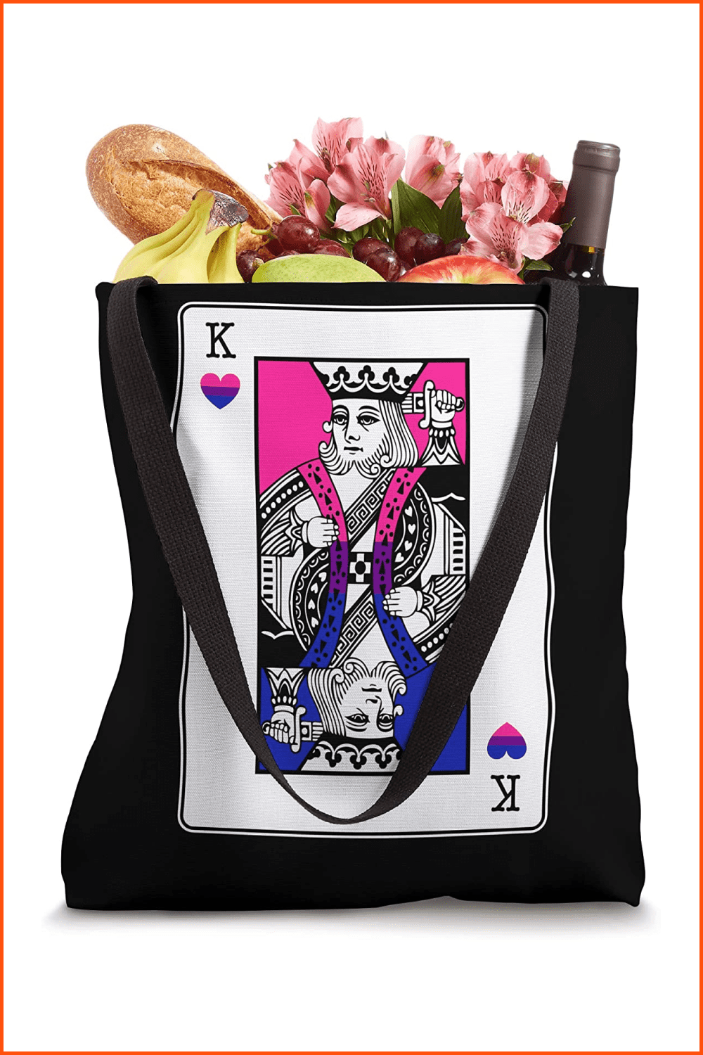 Bisexual King of Hearts Bag.