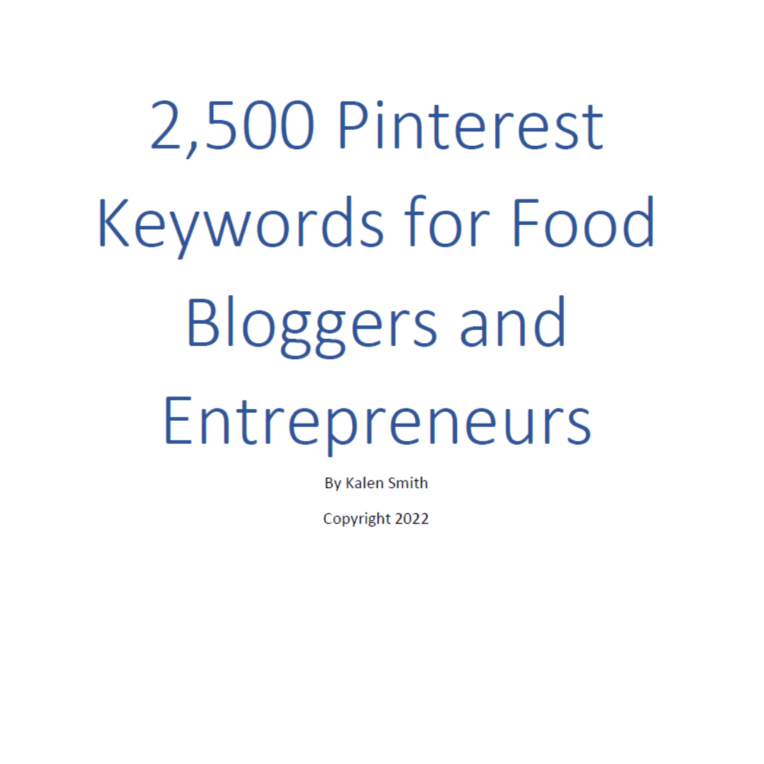 Pinterest Mastery Kit and Pin Templates for Food Bloggers and Entrepreneurs