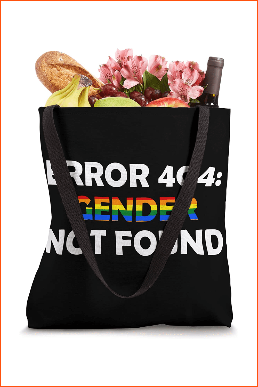 Gender not found - LGBTQ Tote Bag.