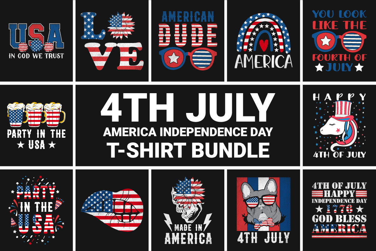 4th july america svg tshirt bundle bundles 30700803 1