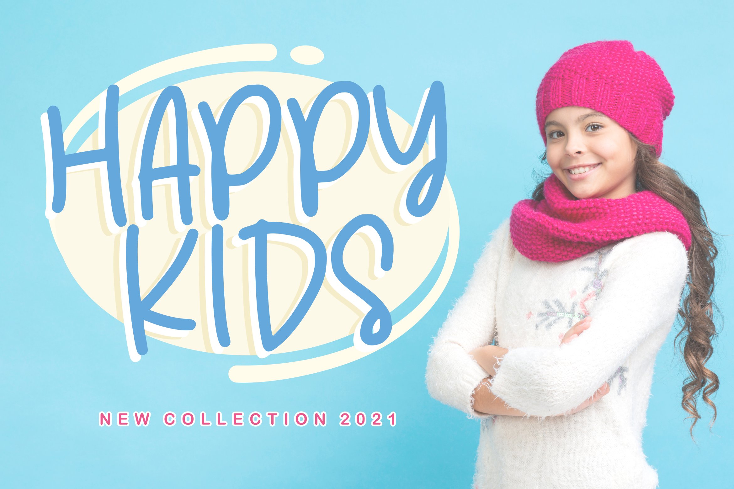 Cool font for happy kids.