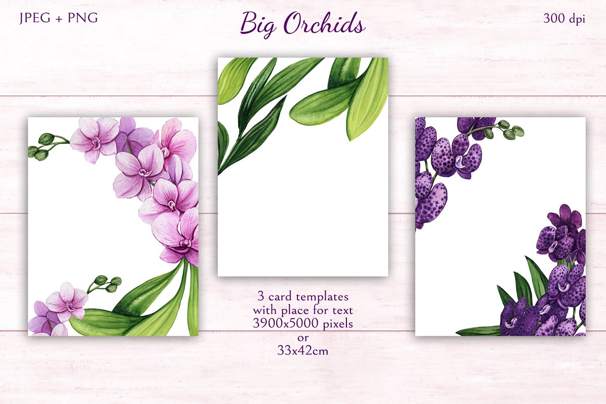 Cards templates with place for the text of your creative project.