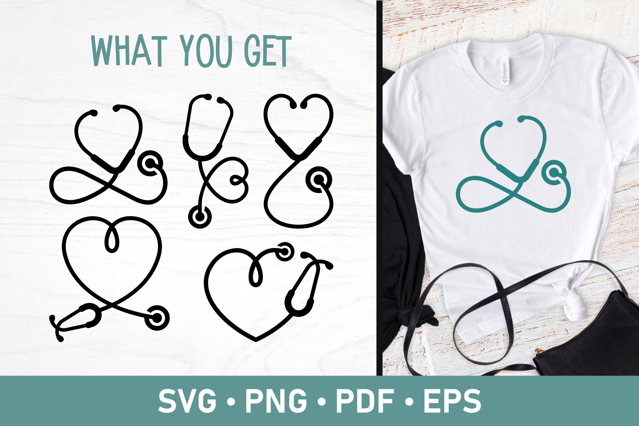 Use this Stethoscope set on the different textures.