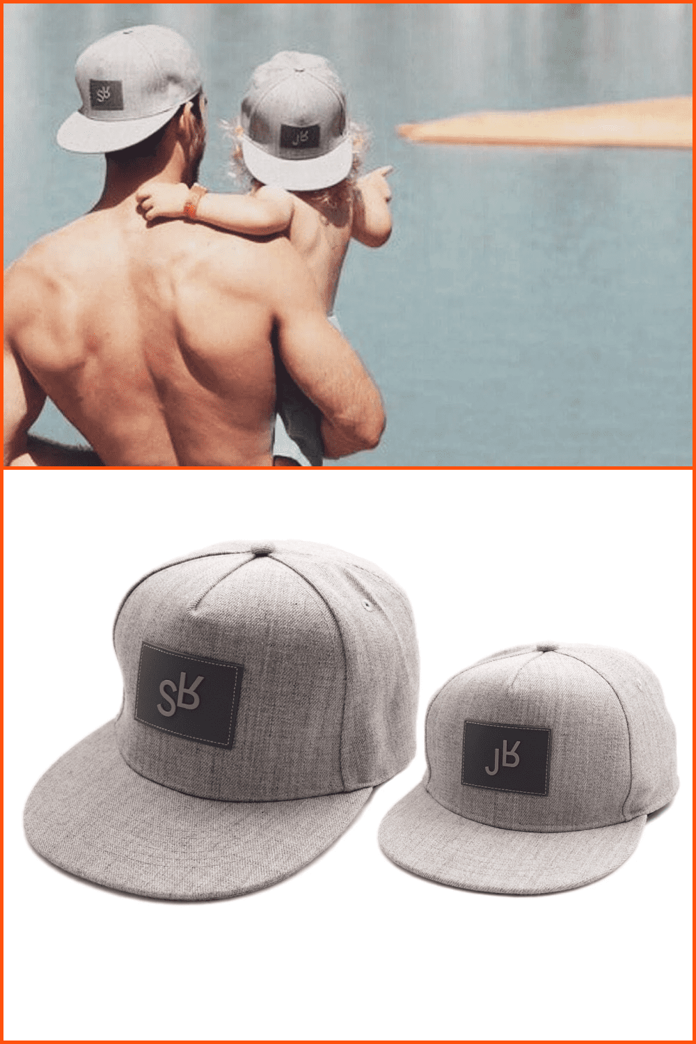 Father and Son Hats.
