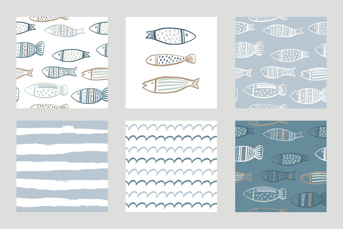 These illustrations will be perfect for logos, prints, retro badges, scrapbooking etc. 