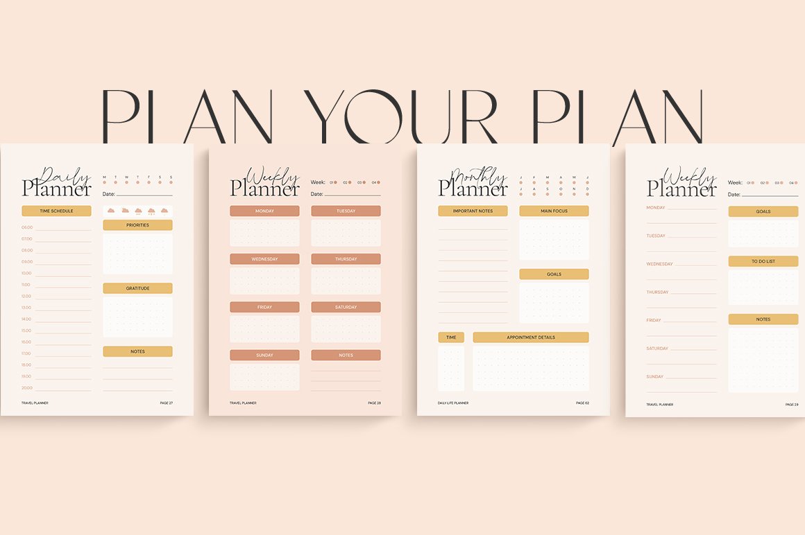 Use this planner set for the bravest wishes.