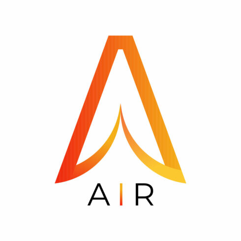 a letter logo air logo preview