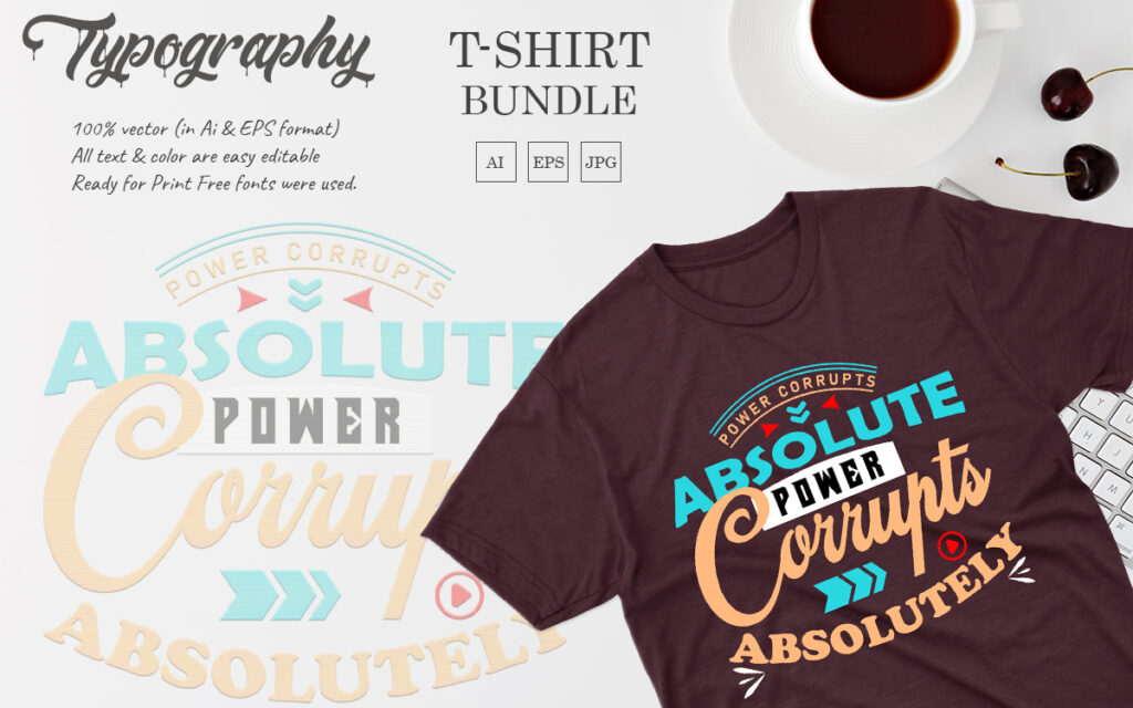 20+ Custom Typography T-Shirt Design Bundles - Only $5 - MasterBundles