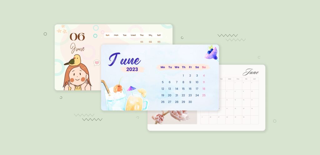 aesthetic june calendar templates featured image 76.
