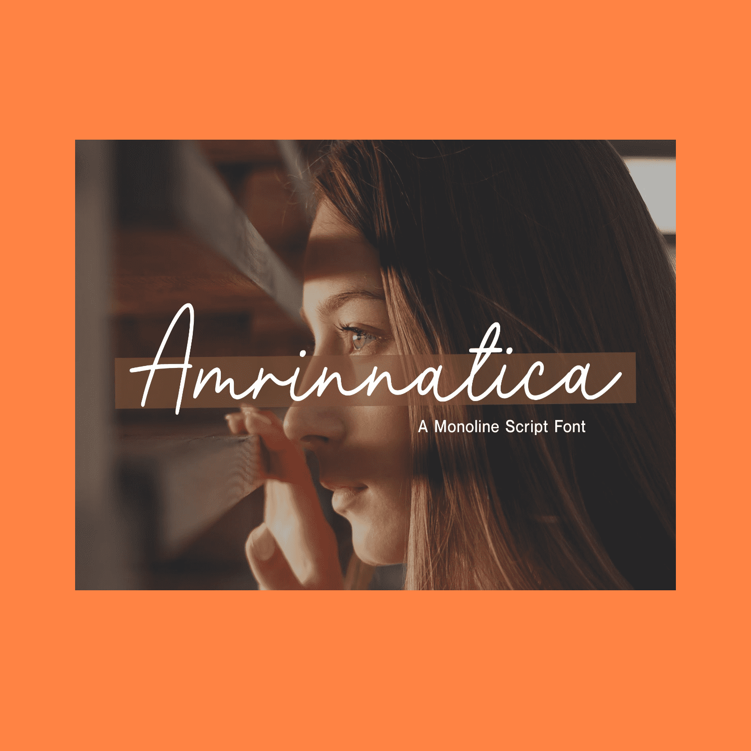 Amrinnatica A Monoline Script Font.