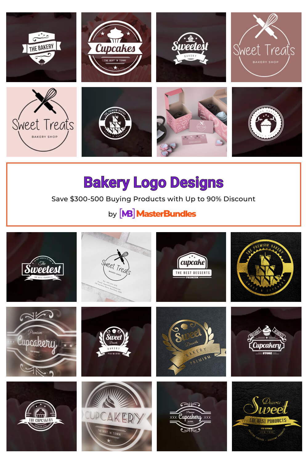 bakery logo designs pinterest image.