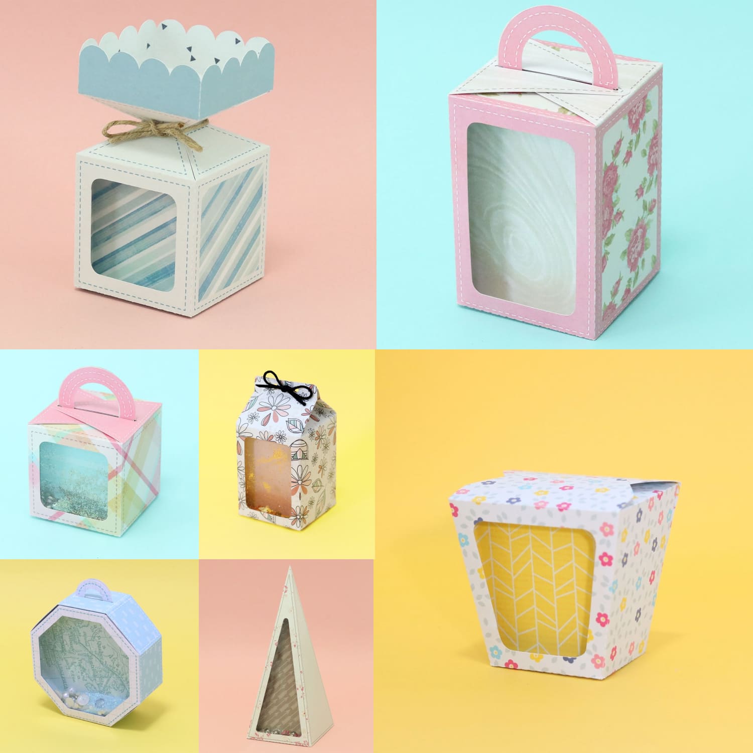 Basic Shakers Pack - 3D project for papercraft cover.