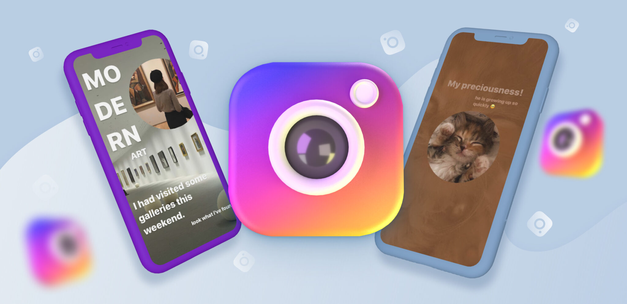 20 Aesthetic Instagram Post Templates | MasterBundles