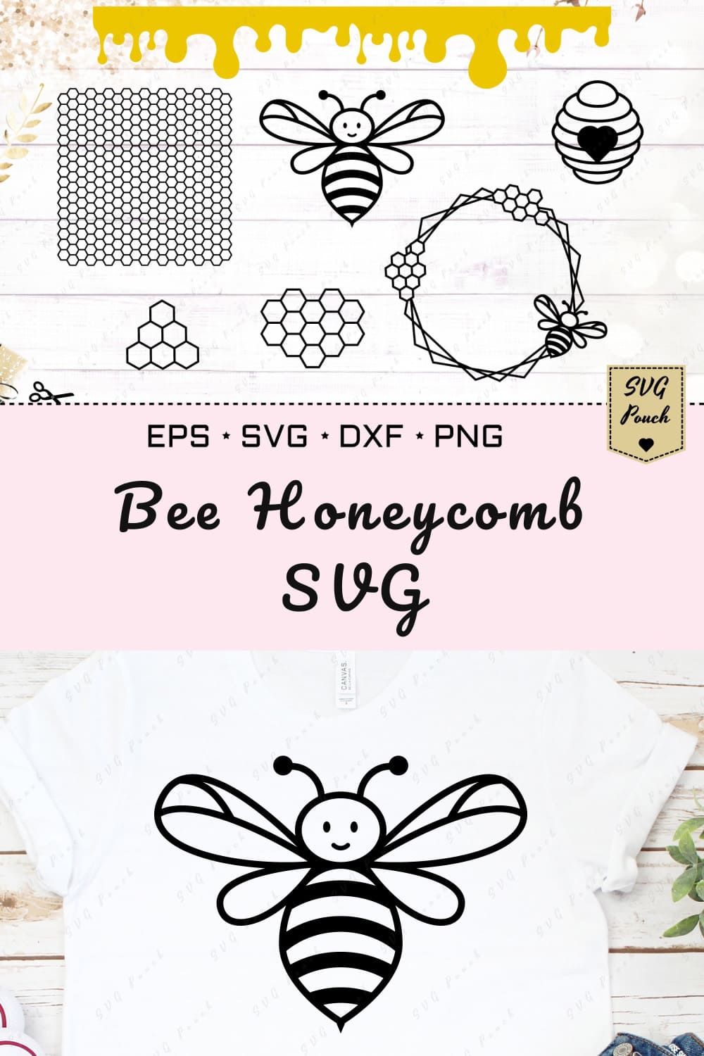 bee honeycomb svg 01 1000x1500