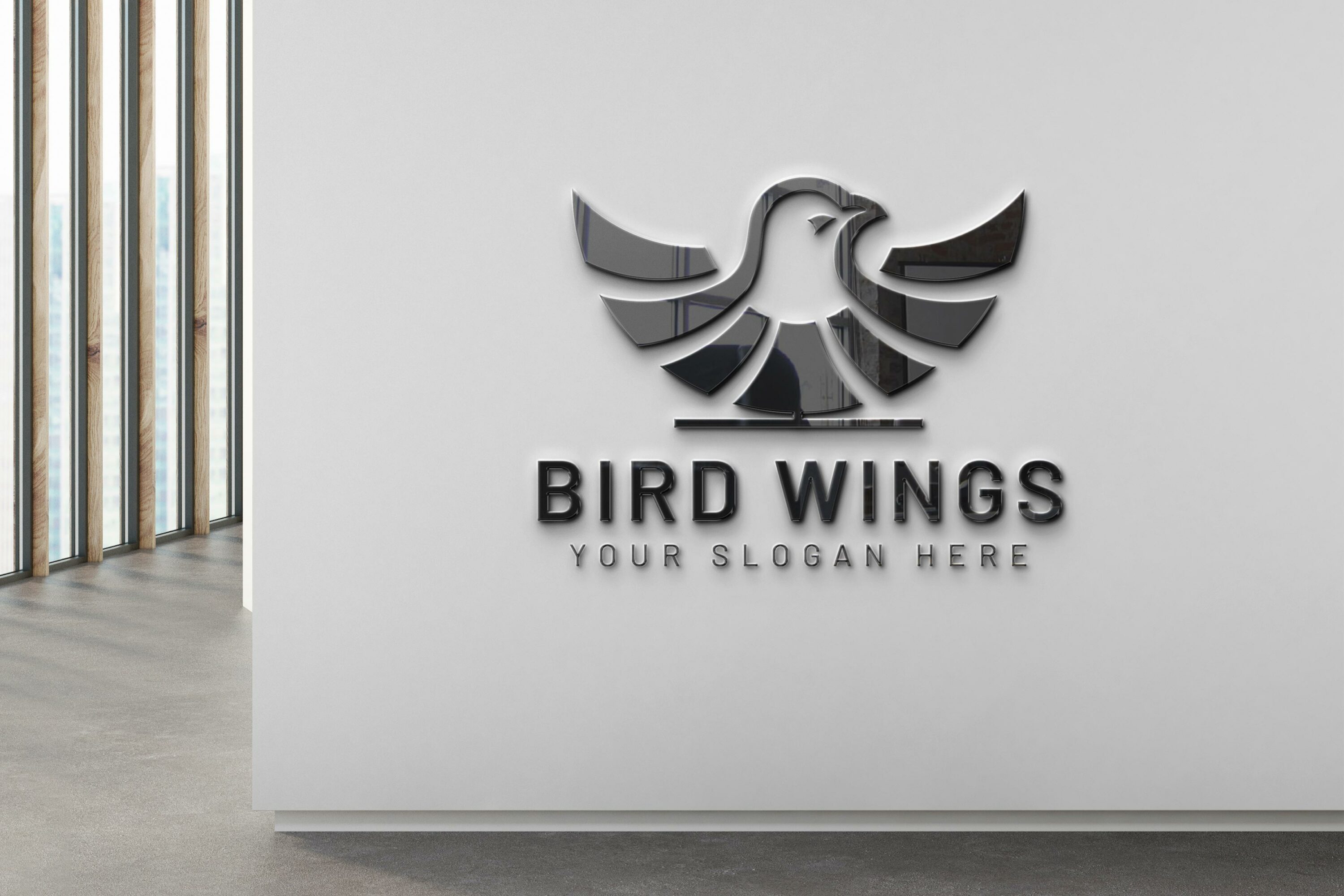 bird wings logo 02media