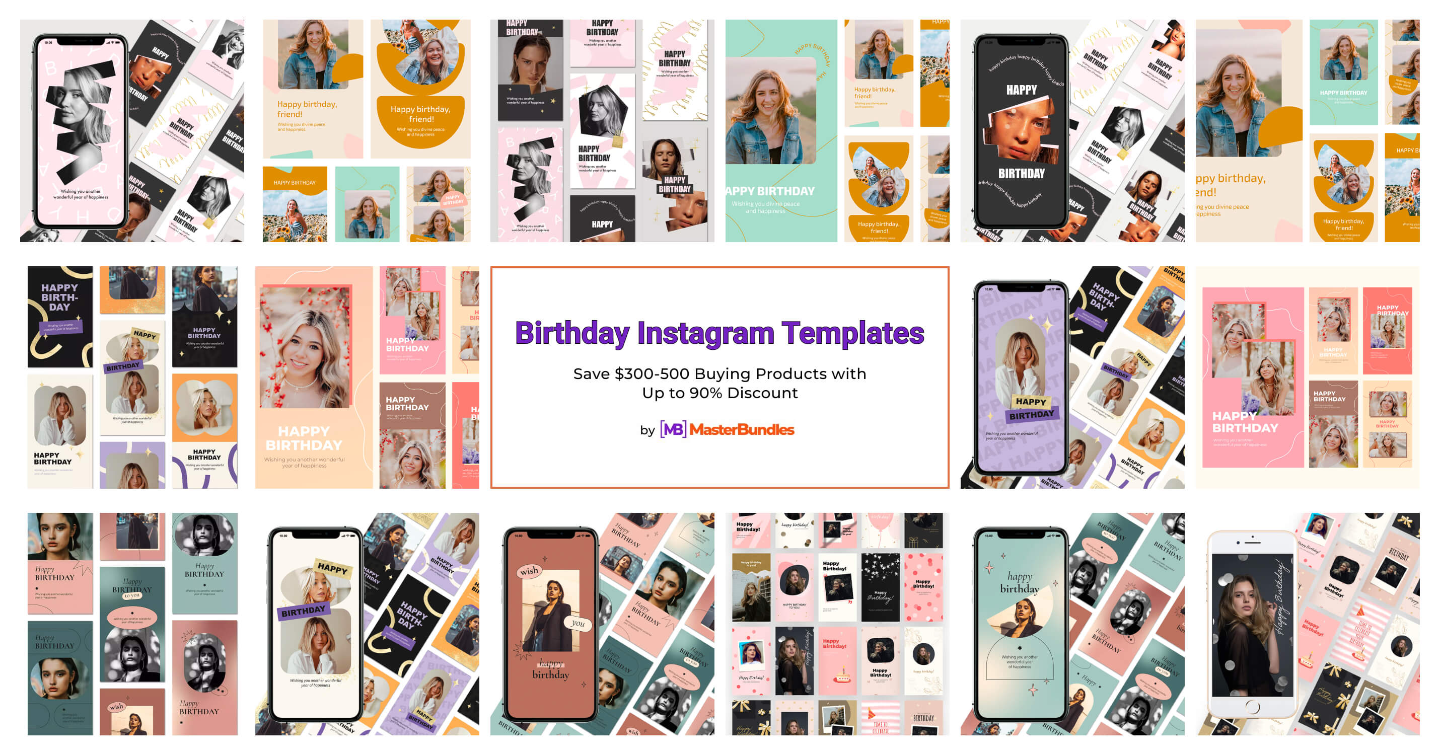 15+ Birthday Instagram Templates for 2024 - MasterBundles