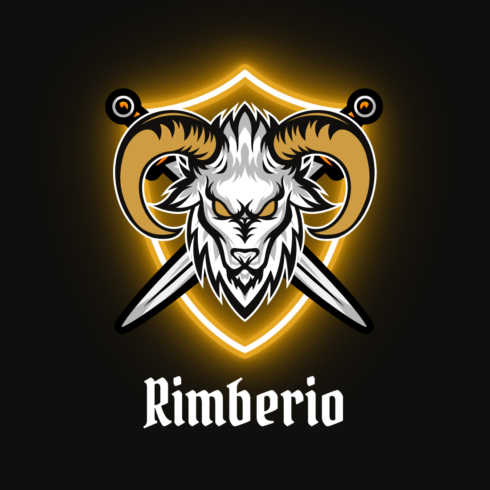 black yellow modern gaming logo 1