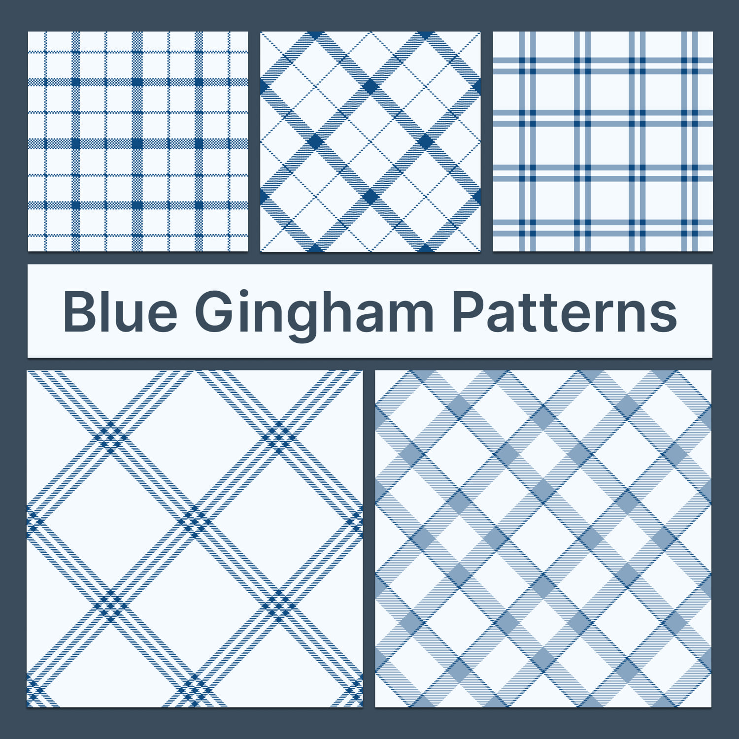 blue gingham patterns v2.