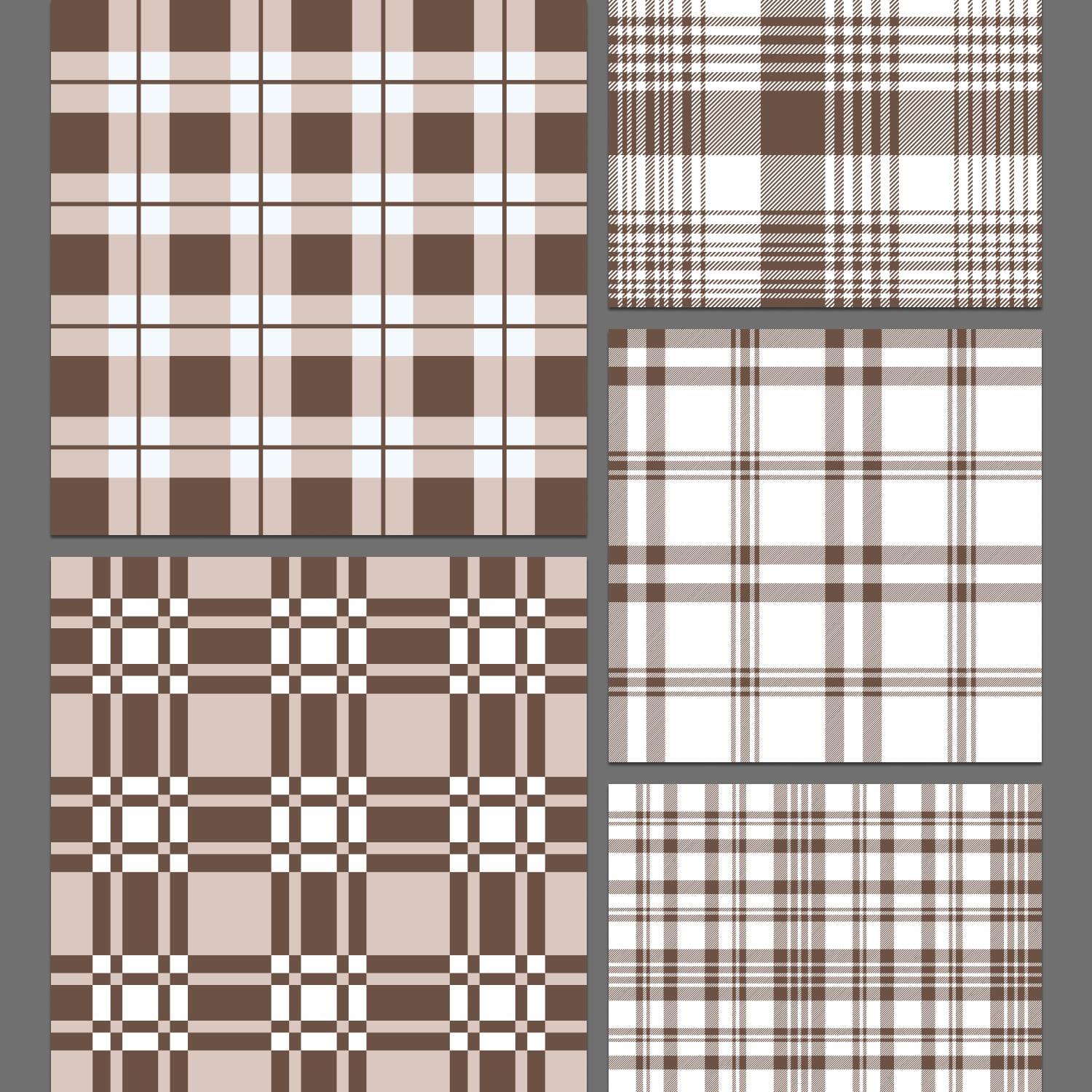 brown gingham patterns V2 cover.