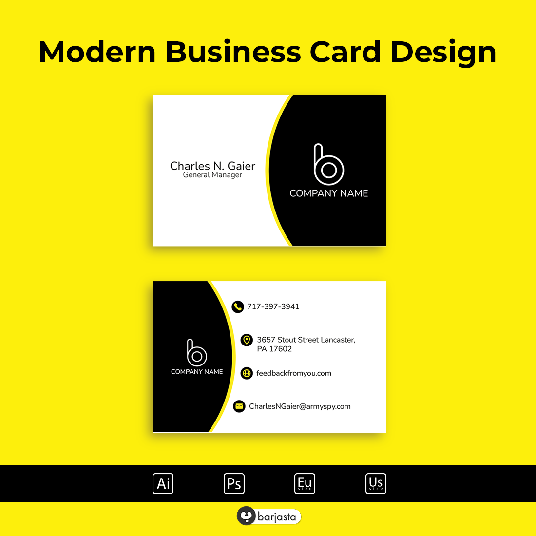 business card presentation 1