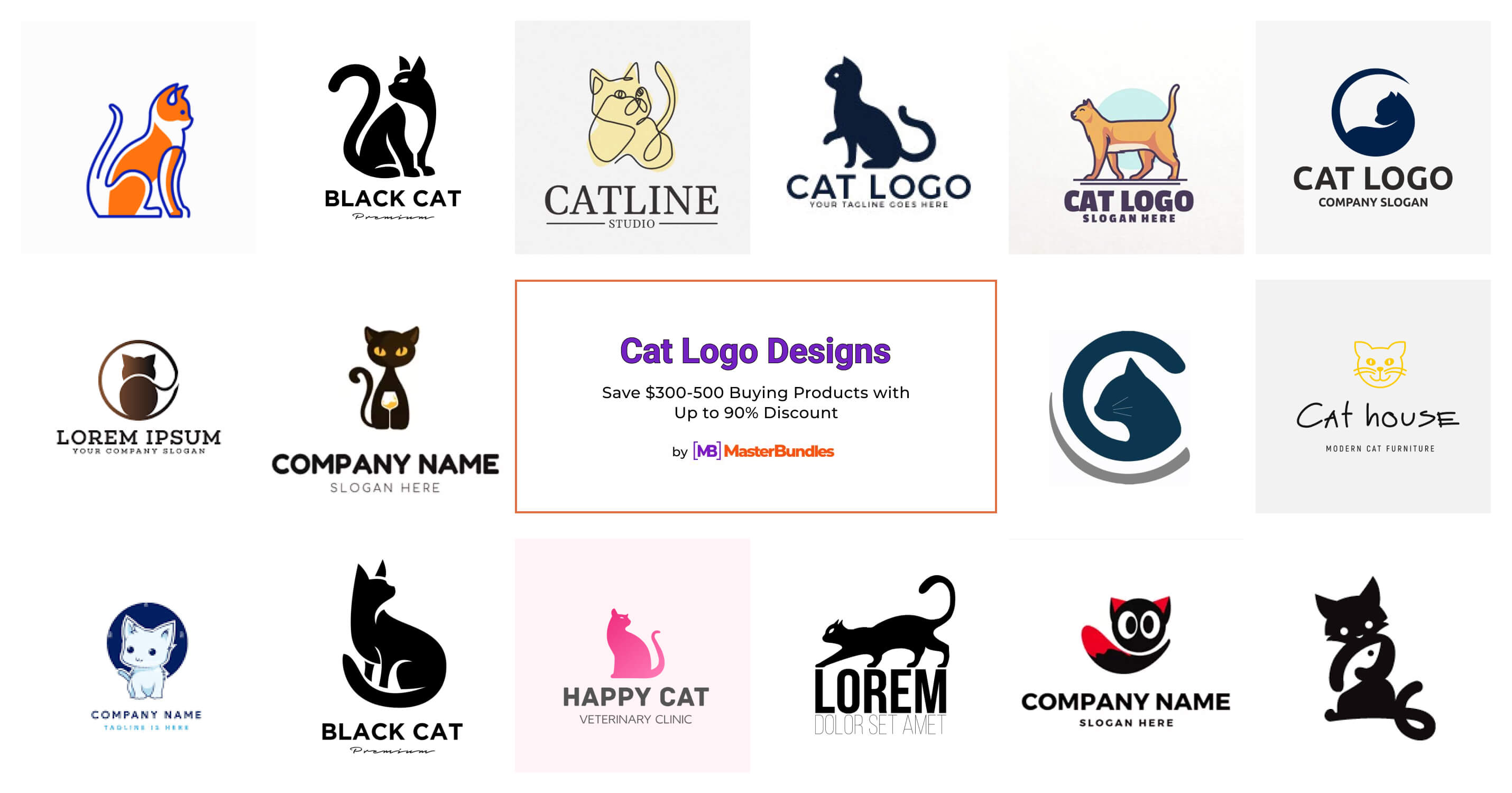 Pretty Cat Logo Design