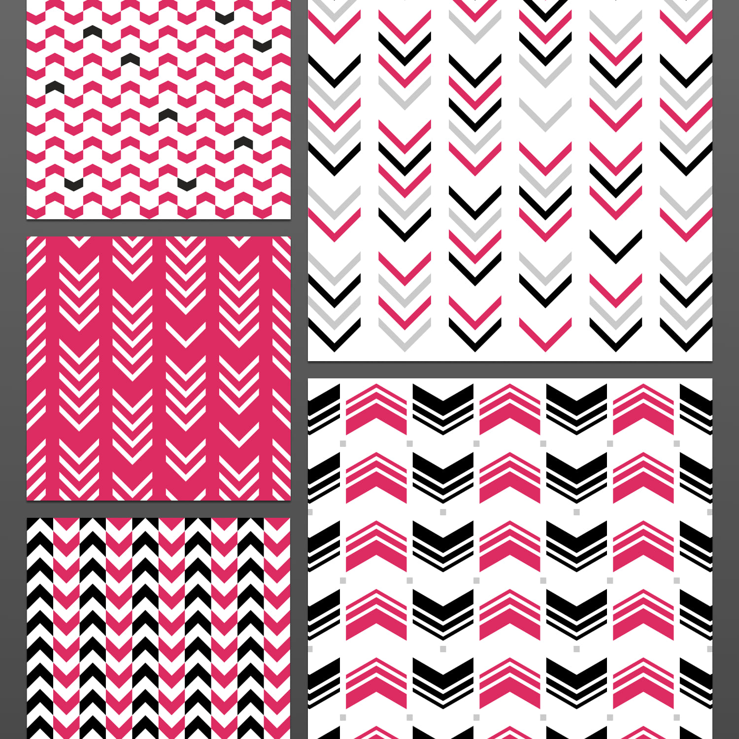 8 cute chevron patterns cover.