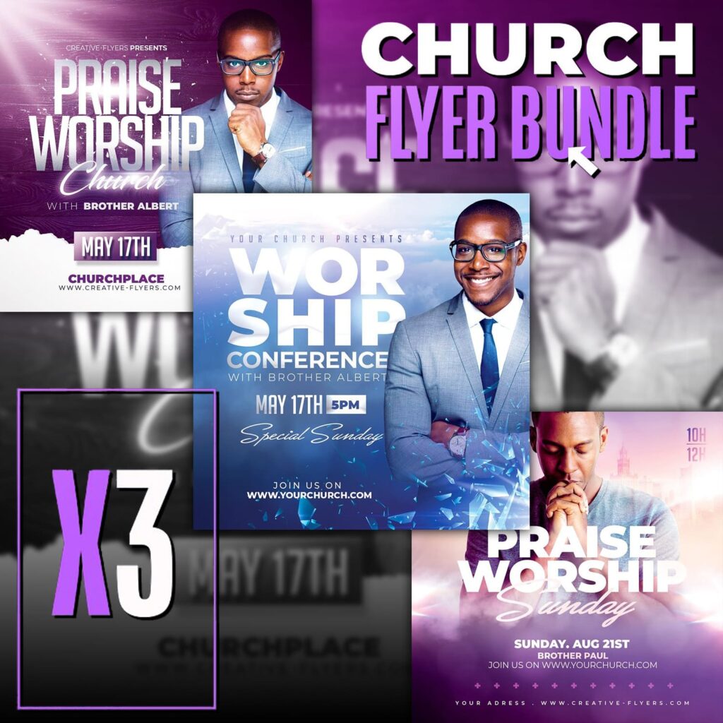 15+ Best Church Flyer Background Templates 2023 MasterBundles