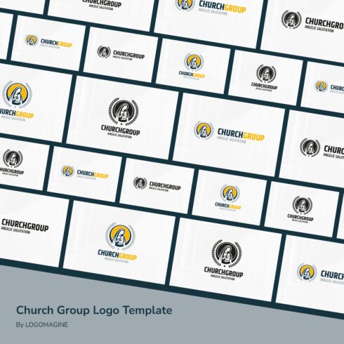 Church Group Logo Template.