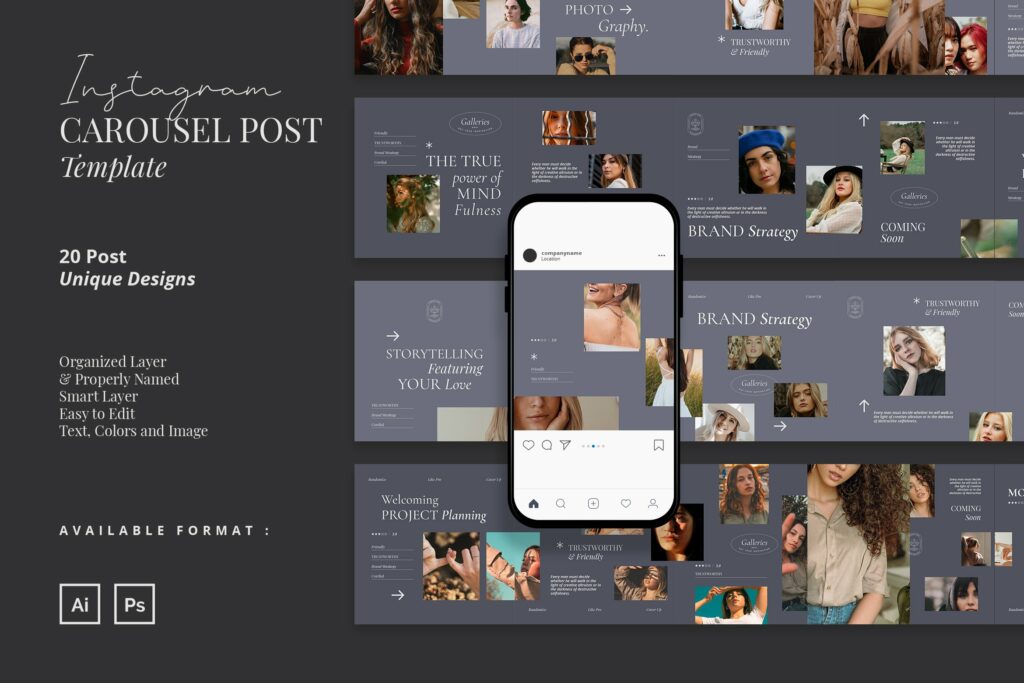 Instagram Carousel Bundle – MasterBundles