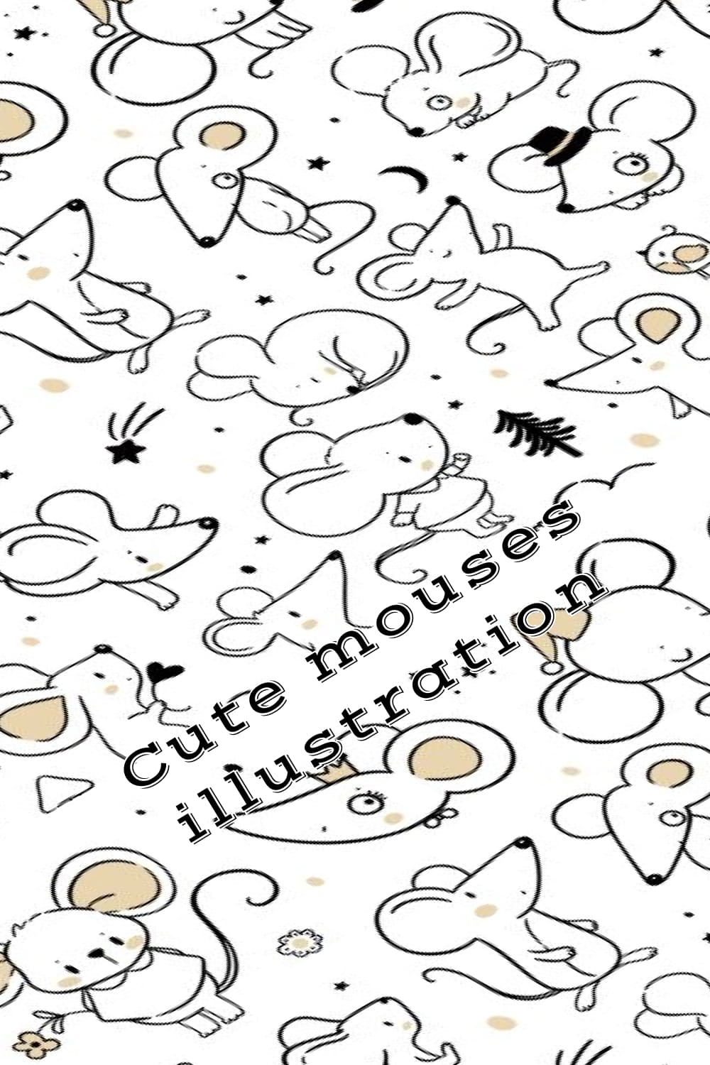 cute mouses illustration 04