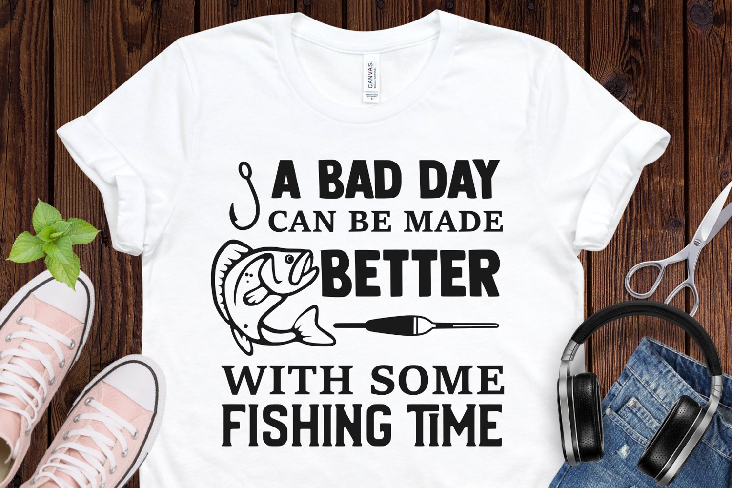 Make your day much better with some fishing time.