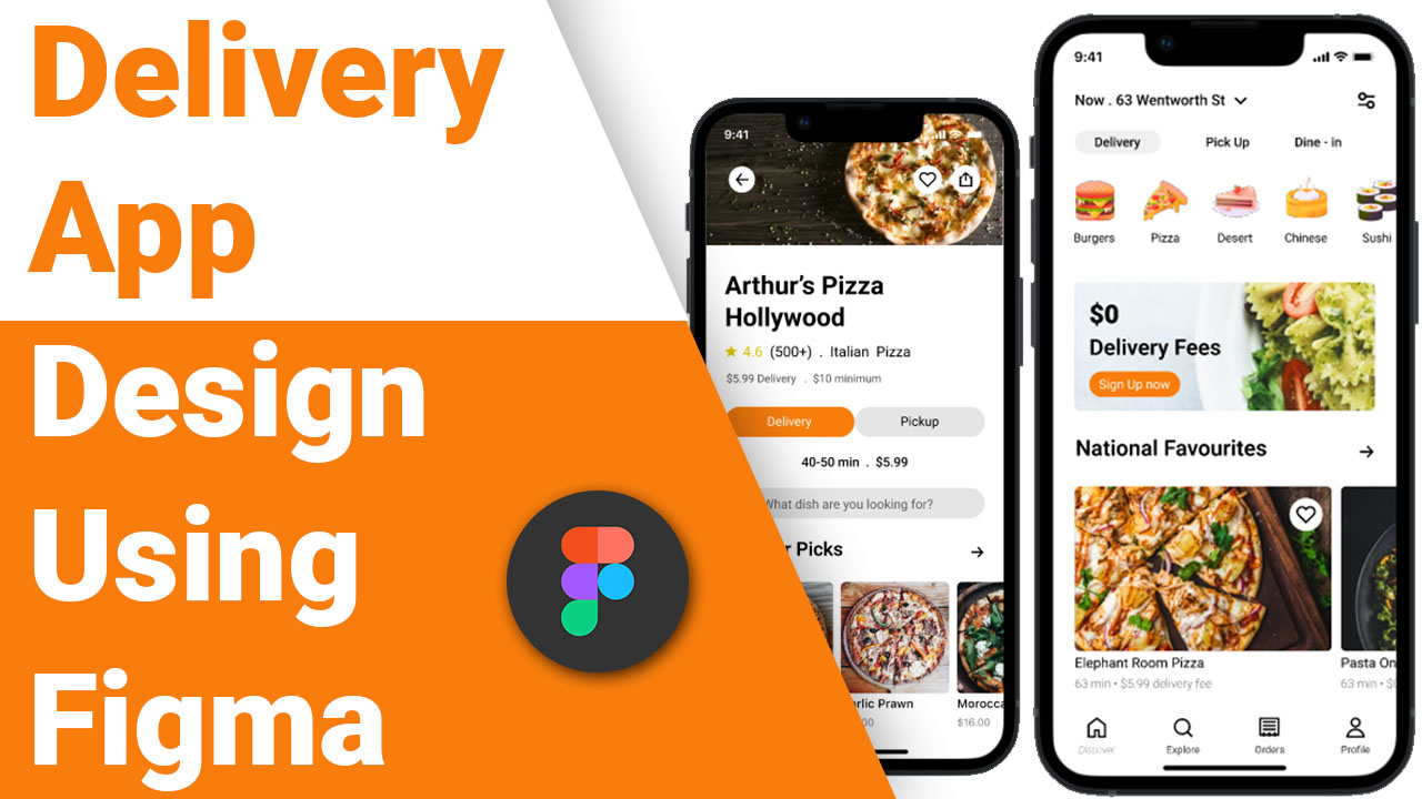 delivery app design thumnai