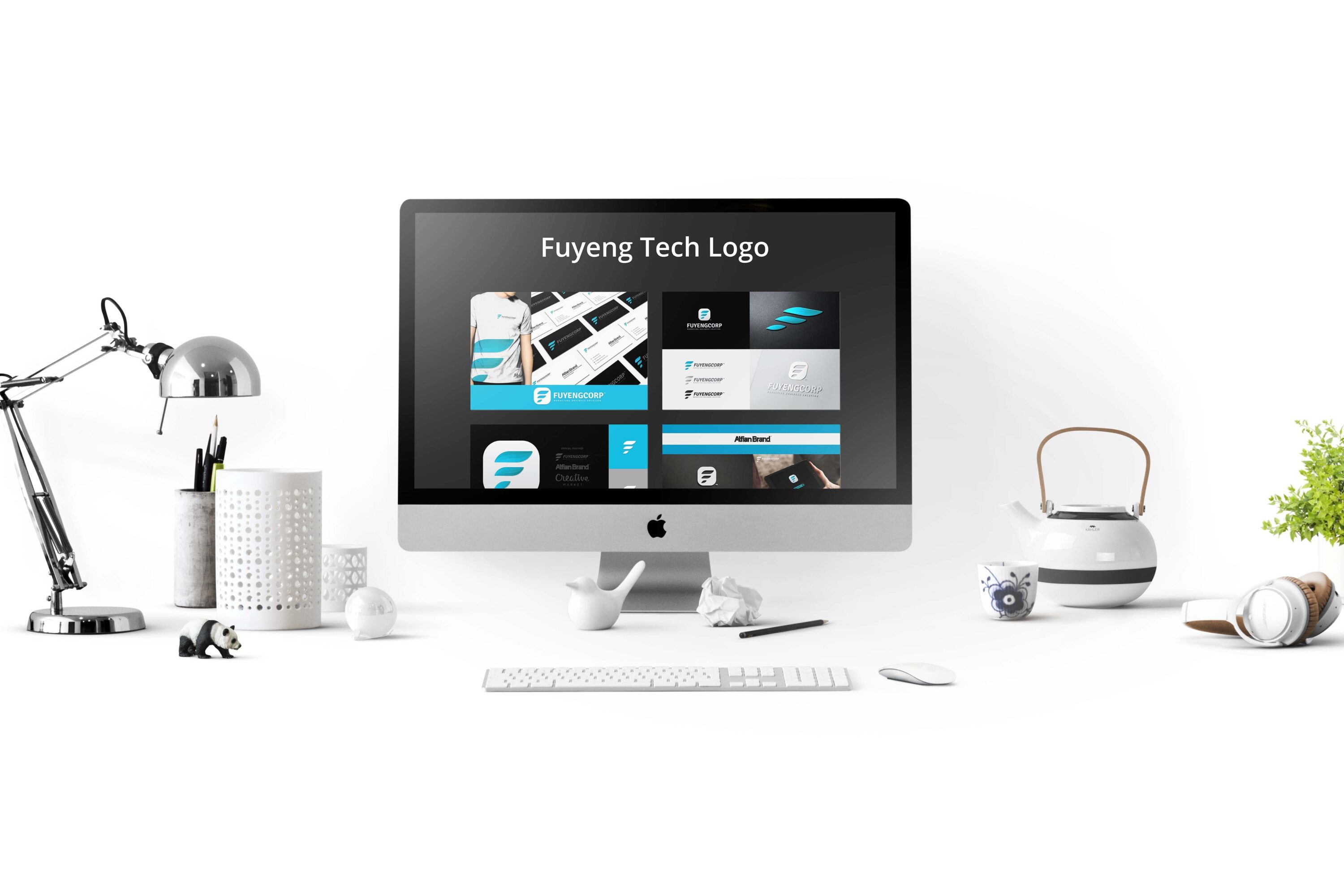 3D Fuyeng Tech Logo desktop preview.