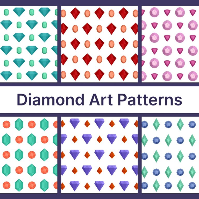 Diamond Art Patterns MasterBundles