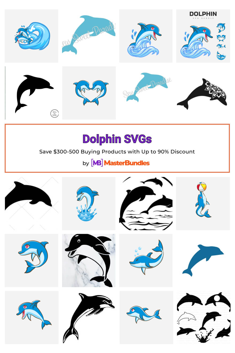 dolphin svgs pinterest image.