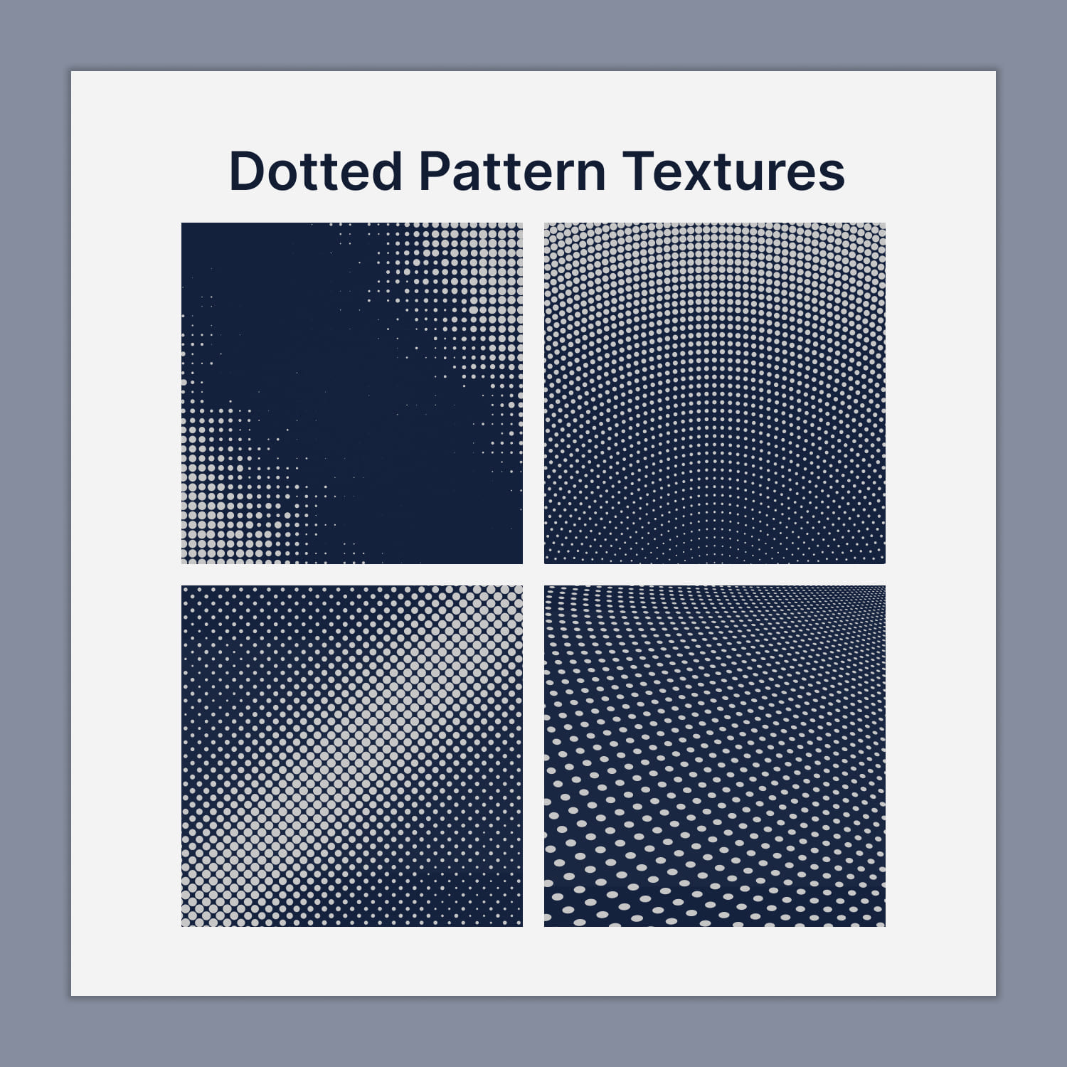 dotted pattern textures.