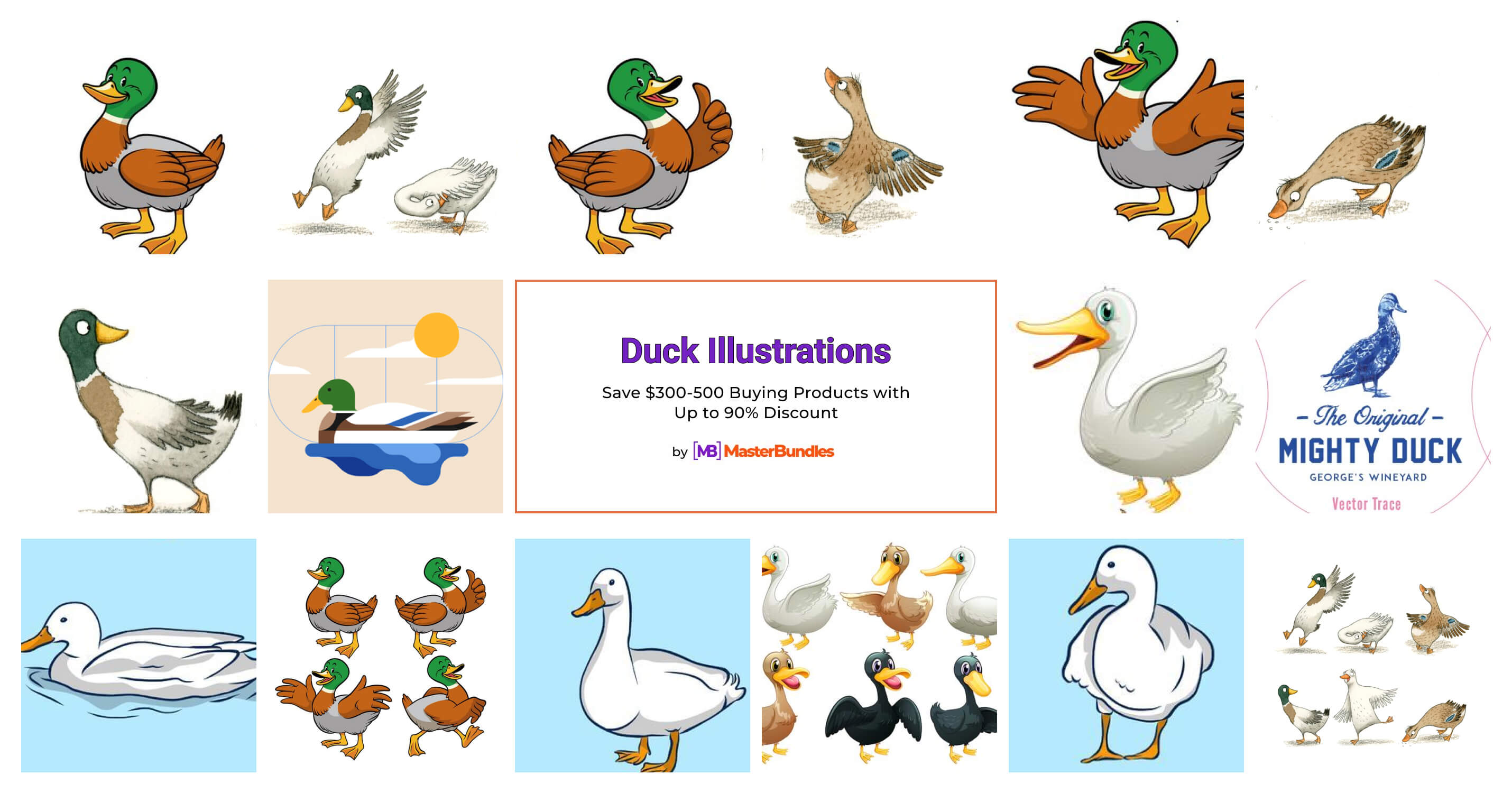 65 Duck Illustrations For 2024 MasterBundles   Duck Illustrations 2 