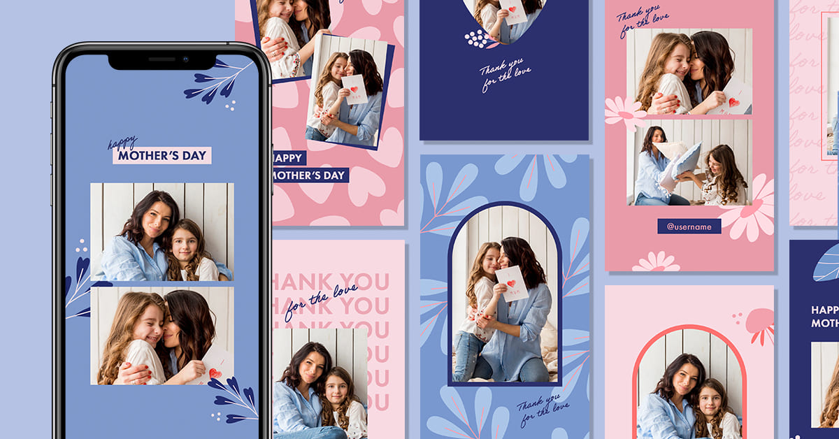 10 mother's day instagram story templates.