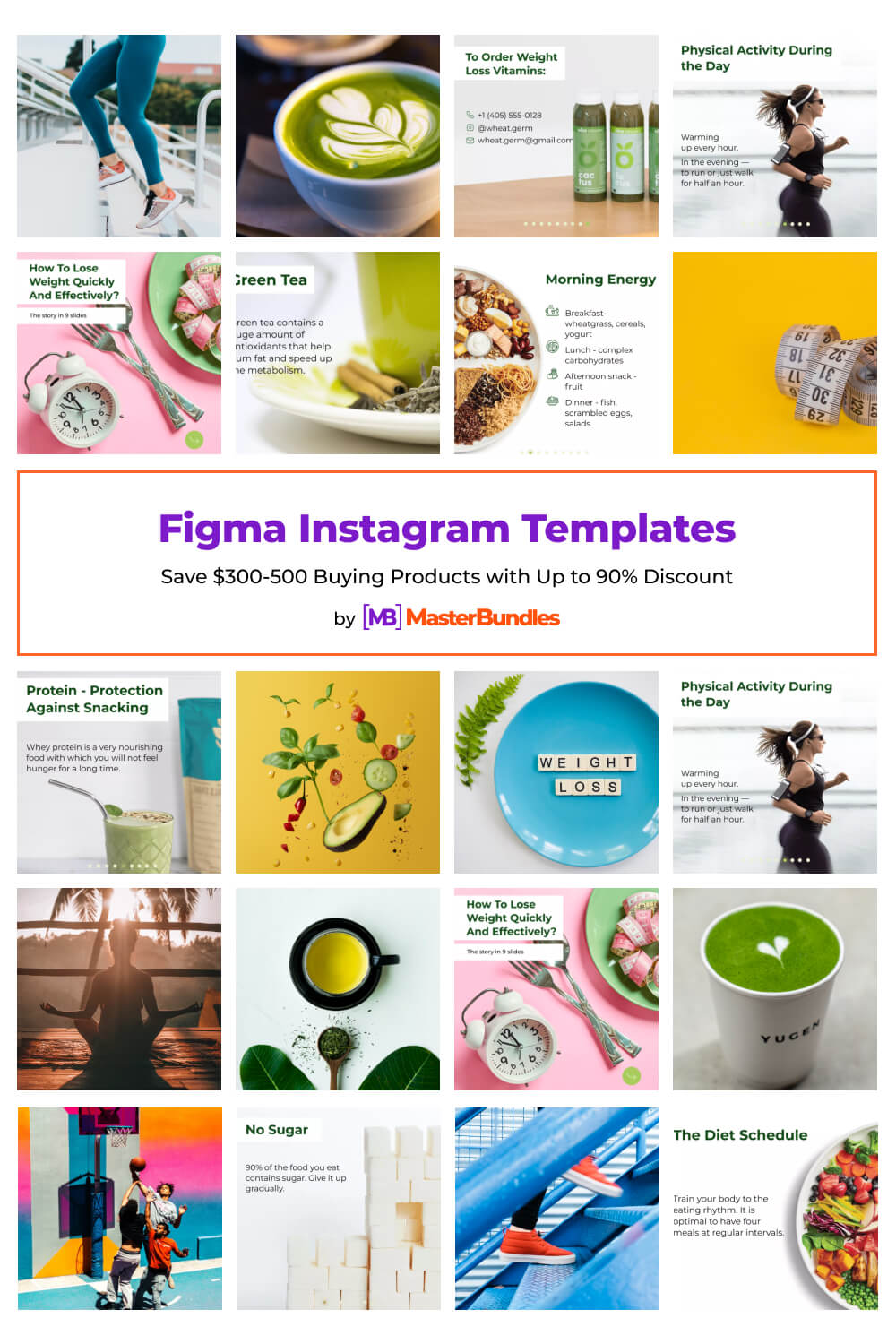 figma instagram templates pinterest image.