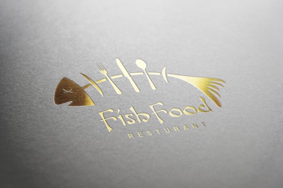 fish food restaurant logo preview 01