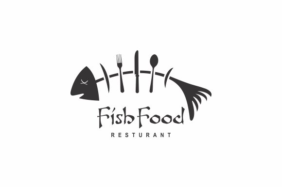 Black fish logo.