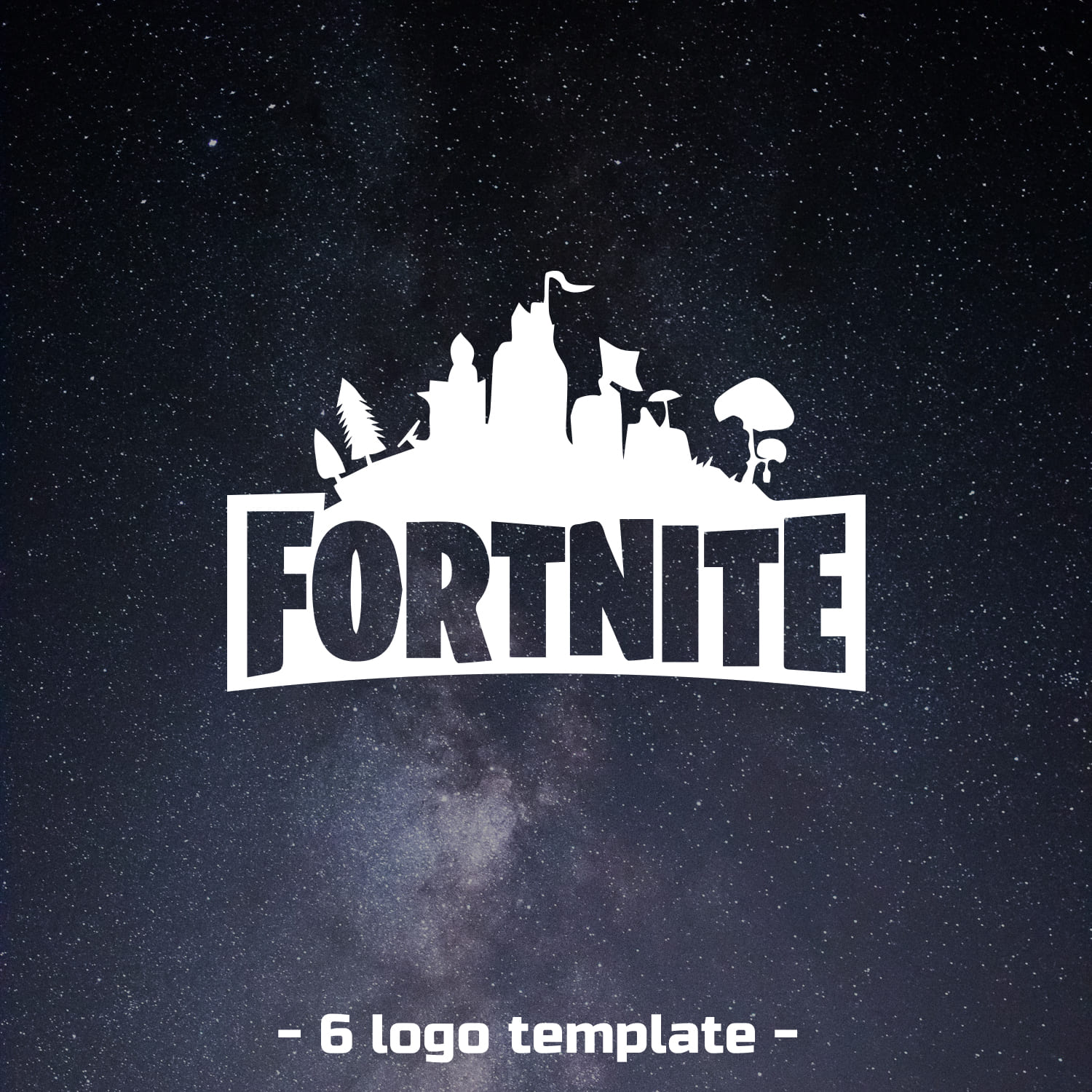 6 fortnite logo templates .